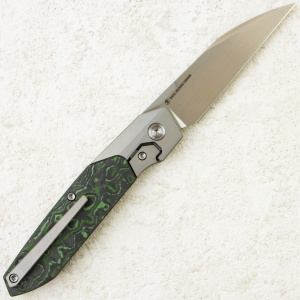Нож WE Knife Brr15, Satin, M390, Gray Titanium/ Jungle Wear FatCarbon Fiber Handle, WE24007-4 Нож WE Knife Brr15, Satin, M390, Gray Titanium/ Jungle Wear FatCarbon Fiber Handle, WE24007-4