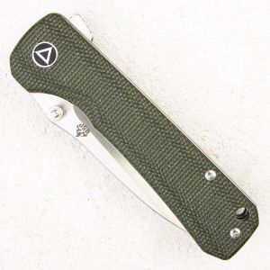 Нож QSP Hawk, 14C28N, Micarta Green - складной туристические ножи из стали Нож QSP Hawk, 14C28N, Micarta Green - складной туристические ножи из стали