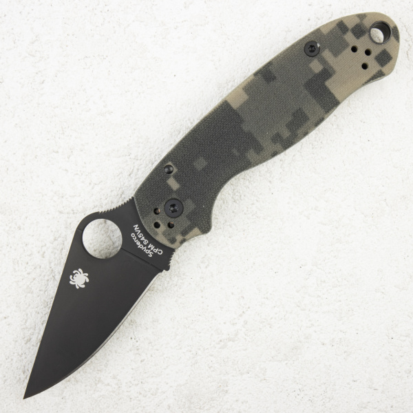 Spyderco Paramilitary 3, CPM S45VN Black, G10 Digital Camo, C223GPCMOBK