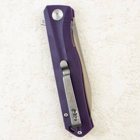 Нож Petrified Fish Forward, D2, Satin, G10 Purple Handle, PF818PS Нож Petrified Fish Forward, D2, Satin, G10 Purple Handle, PF818PS
