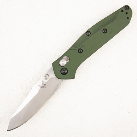 Нож Benchmade Mini Osborne, S30V, Aluminum Green