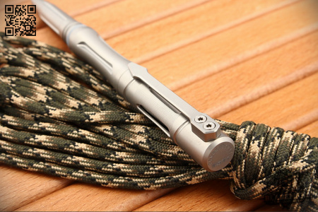 Набор Fenix: Тактическая ручка Серая T5Ti и Фонарь F15 - купить в интернет-магазине Blademan