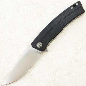 Нож Petrified Fish Magazine, Satin, D2, G10 Black Handle, PFP02D Нож Petrified Fish Magazine, Satin, D2, G10 Black Handle, PFP02D