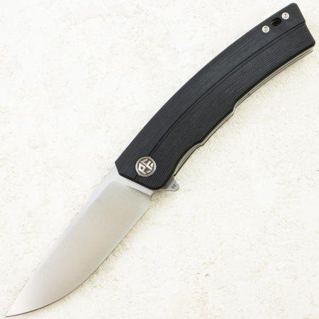 Нож Petrified Fish Magazine, Satin, D2, G10 Black Handle, PFP02D Нож Petrified Fish Magazine, Satin, D2, G10 Black Handle, PFP02D