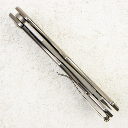 Нож WE Knife RekkeR Flipper Knife, CPM 20CV, Titanium Handle, WE22010G-2