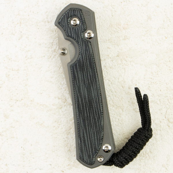 Нож Chris Reeve Small Sebenza 31 Inlay, CPM MagnaCut, Titanium/Black Canvas Micarta Handle, S31-1200