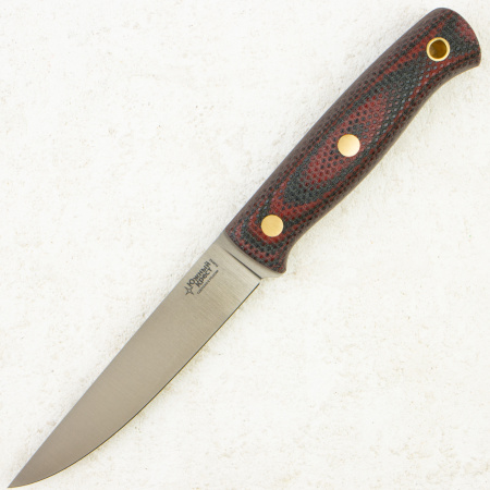 Нож Южный Крест Рыбацкий М, Elmax, Micarta Black/Red, Насечка