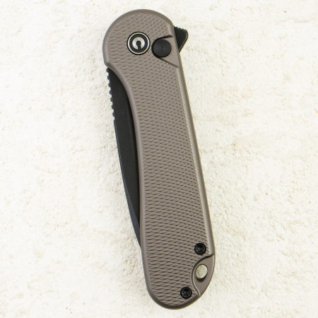 Нож CIVIVI Elementum II, Black Stonewashed Nitro-V, Gray  Aluminum Handle, C18062PD-1 Нож CIVIVI Elementum II, Black Stonewashed Nitro-V, Gray  Aluminum Handle, C18062PD-1