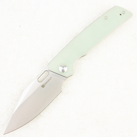 Нож SENCUT GlideStrike Thumb Hole Knife Natural Coarse G10, S23018-2