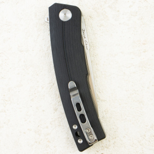 Нож Petrified Fish Magazine, Satin, D2, G10 Black Handle, PFP02D Нож Petrified Fish Magazine, Satin, D2, G10 Black Handle, PFP02D