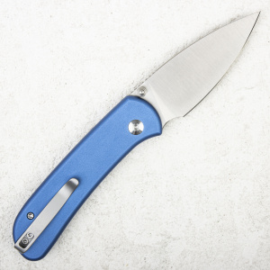 Нож CIVIVI Qubit Button Lock, 14C28N, Aluminum Blue, C22030E-3 Нож CIVIVI Qubit Button Lock, 14C28N, Aluminum Blue, C22030E-3