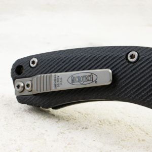 Нож Microtech Amphibian RAM-LOK, Stonewash, M390, G10 Fluted Black, 137RL-10 FLGTBK Нож Microtech Amphibian RAM-LOK, Stonewash, M390, G10 Fluted Black, 137RL-10 FLGTBK