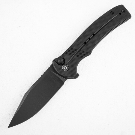 Нож CIVIVI Cogent, 14C28N Black, G10 Black, Button Lock