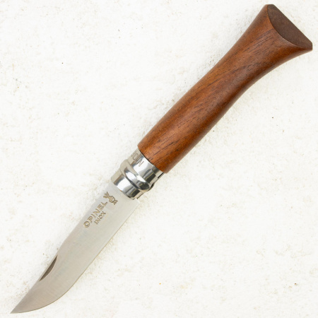 Нож Opinel №6, 12C27, Nut Wood, 2025