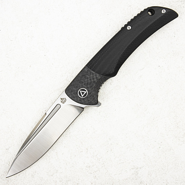 QSP Harpyie, S35VN Satin, Carbon Fiber/G10 Black, QS129-B · QS129-B