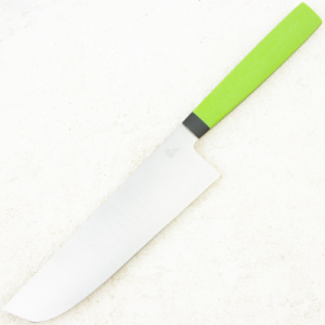 Нож Накири OWL NA160 F, N690 Cryo, G10 Green Handle