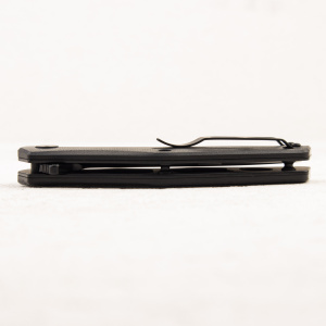 Нож QSP Pangolin, D2 Black Titanium Coated, G10 Black - складной туристические ножи из стали