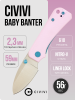 Нож CIVIVI Baby Banter, Satin Nitro-V, G10 Pink Handle, C19068S-10 Нож CIVIVI Baby Banter, Satin Nitro-V, G10 Pink Handle, C19068S-10