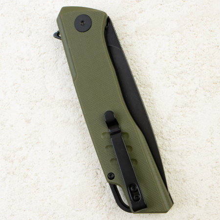 Нож Petrified Fish Loco, D2, Black Stonewash, G10 Green Handle, PFB02GRDW Нож Petrified Fish Loco, D2, Black Stonewash, G10 Green Handle, PFB02GRDW