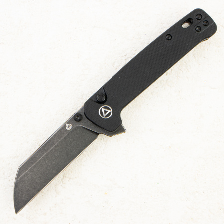 Нож QSP Penguin Button Lock, 14C28N, G10 Black, QS130BL-A2