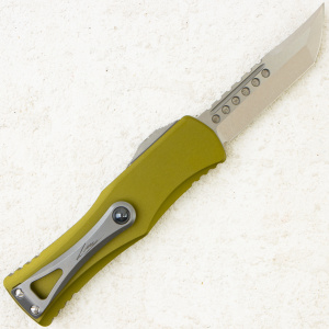 Нож Microtech Hera Hellhound, Stonewash, M390, Aluminum OD Green, 919-10 ODS, (Signature Series) Нож Microtech Hera Hellhound, Stonewash, M390, Aluminum OD Green, 919-10 ODS, (Signature Series)