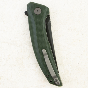 Нож Petrified Fish Deepsea, PVD Stonewashed, K110, Micarta Green Handle, PFP05GRMDW Нож Petrified Fish Deepsea, PVD Stonewashed, K110, Micarta Green Handle, PFP05GRMDW