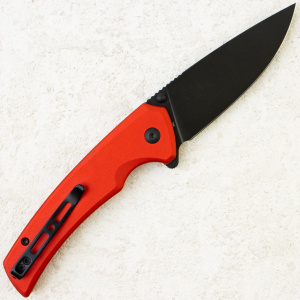 Нож SENCUT Serene, Black Stonewashed, D2, Red Aluminum Handle, S21022B-2 Нож SENCUT Serene, Black Stonewashed, D2, Red Aluminum Handle, S21022B-2