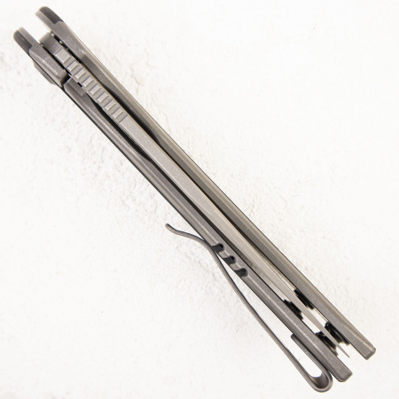 Нож WE Knife Snick, 20CV, Titanium Gray/Marble carbon - купить в интернет-магазине Blademan