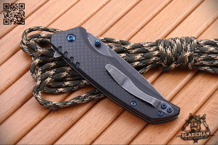 Нож Kershaw Halogen, Blackwash, Carbon - купить в интернет-магазине Blademan