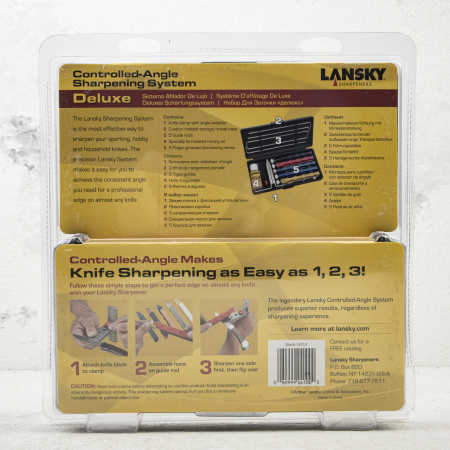 Точильный набор для заточки ножей Lansky Deluxe #LKCLX Точильный набор для заточки ножей Lansky Deluxe #LKCLX - купить в интернет-магазине Blademan