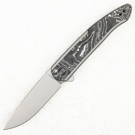 Нож WE Knife Smooth Sentinel, 20CV, Titanium/Carbon+Aluminum Foil