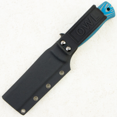 Нож OWL Hoot F, N690 Cryo, G10 Gray/Blue, Kydex Нож OWL Hoot F, N690 Cryo, G10 Gray/Blue, Kydex