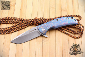 Нож Kizer KI3404, S35VN, Titanium - складной туристические ножи из стали