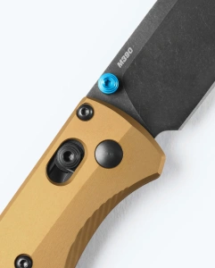 Нож Benchmade Bugout, M390, Burnt Brass Aluminum Handle, 535BK-07
