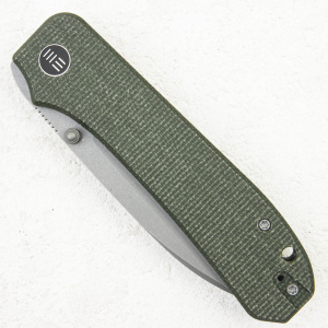 Нож WE Knife Big Banter, 20CV, Micarta Canvas Green - складной туристические ножи из стали Нож WE Knife Big Banter, 20CV, Micarta Canvas Green - складной туристические ножи из стали