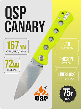 QSP Canary Folder — Неоновый G10 · QS150-C1