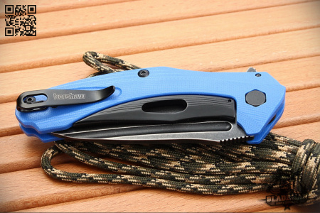 Нож Kershaw Natrix, Blackwash, Blue - купить в интернет-магазине Blademan