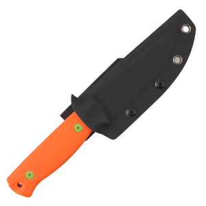 Нож HOT Knife Hoot, Cerakote Zombie Green, D2, G10 Orange Handle, Kydex