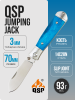 Нож QSP Jumping Jack, Satin, 14C28N, Bone Blue Handle, QS167-B