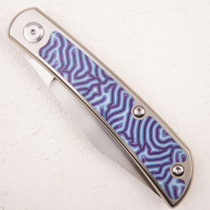 Нож WKL Mockingbird, ELMAX, Titanium/Micarta Blue - складной туристические ножи из стали Нож WKL Mockingbird, ELMAX, Titanium/Micarta Blue - складной туристические ножи из стали
