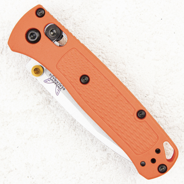 Нож Benchmade Mini Bugout 533, CPM-S30V, Grivory Orange - складной туристические ножи из стали