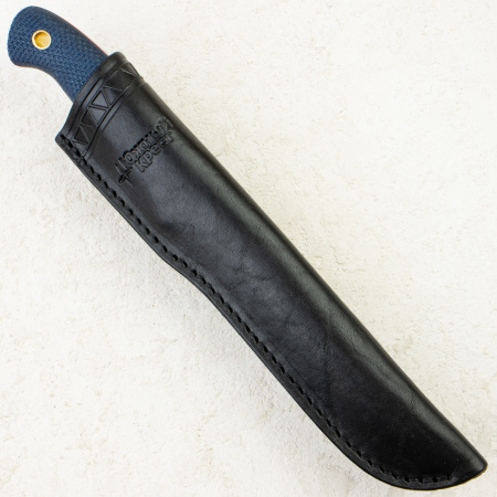 Нож Южный Крест Meat Master, CPR, Micarta Blue, Насечка