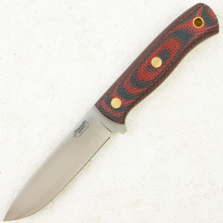 Нож Южный Крест Скаут L, VG10, Convex, Micarta Black/Red, Насечка