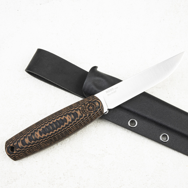 Нож OWL North S F, N690 Cryo, G10 Black-Orange, Kydex Classic - купить в интернет-магазине Blademan