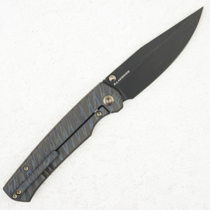 Нож WE Knife Evoke, 20CV, Titanium Tiger Stripe Black - складной туристические ножи из стали Нож WE Knife Evoke, 20CV, Titanium Tiger Stripe Black - складной туристические ножи из стали