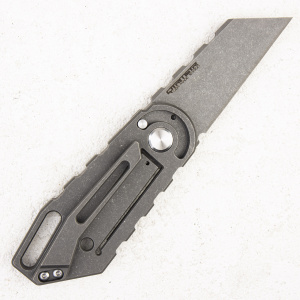 Нож Quartermaster Yoda, S35VN, Titanium Gray - складной туристические ножи из стали Нож Quartermaster Yoda, S35VN, Titanium Gray - складной туристические ножи из стали