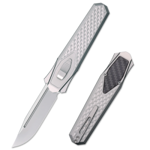 Нож Remette Swordfish Clip-Point, M390, Titanium Black Handle, ZL101B1
