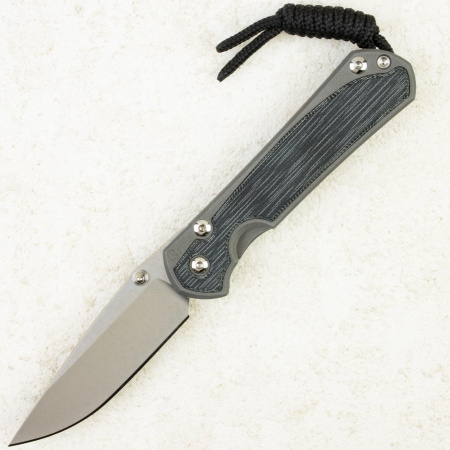 Нож Chris Reeve Small Sebenza 31 Inlay, CPM MagnaCut, Titanium/Black Canvas Micarta Handle, S31-1200