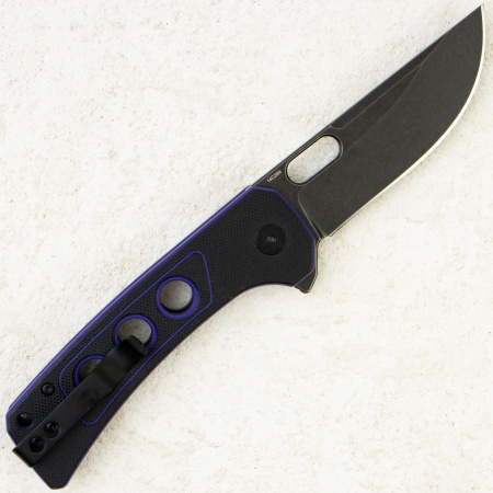 Нож QSP Unicorn, Black Stonewashed 14C28N, G10 Black/Purple, QS156-B2 Нож QSP Unicorn, Black Stonewashed 14C28N, G10 Black/Purple, QS156-B2