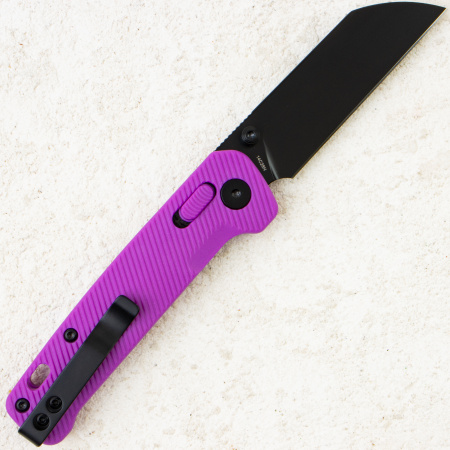 Нож QSP Penguin V2 Glyde Lock, Black, 14C28N, FRN Purple Handle, QS130GL-E2 Нож QSP Penguin V2 Glyde Lock, Black, 14C28N, FRN Purple Handle, QS130GL-E2
